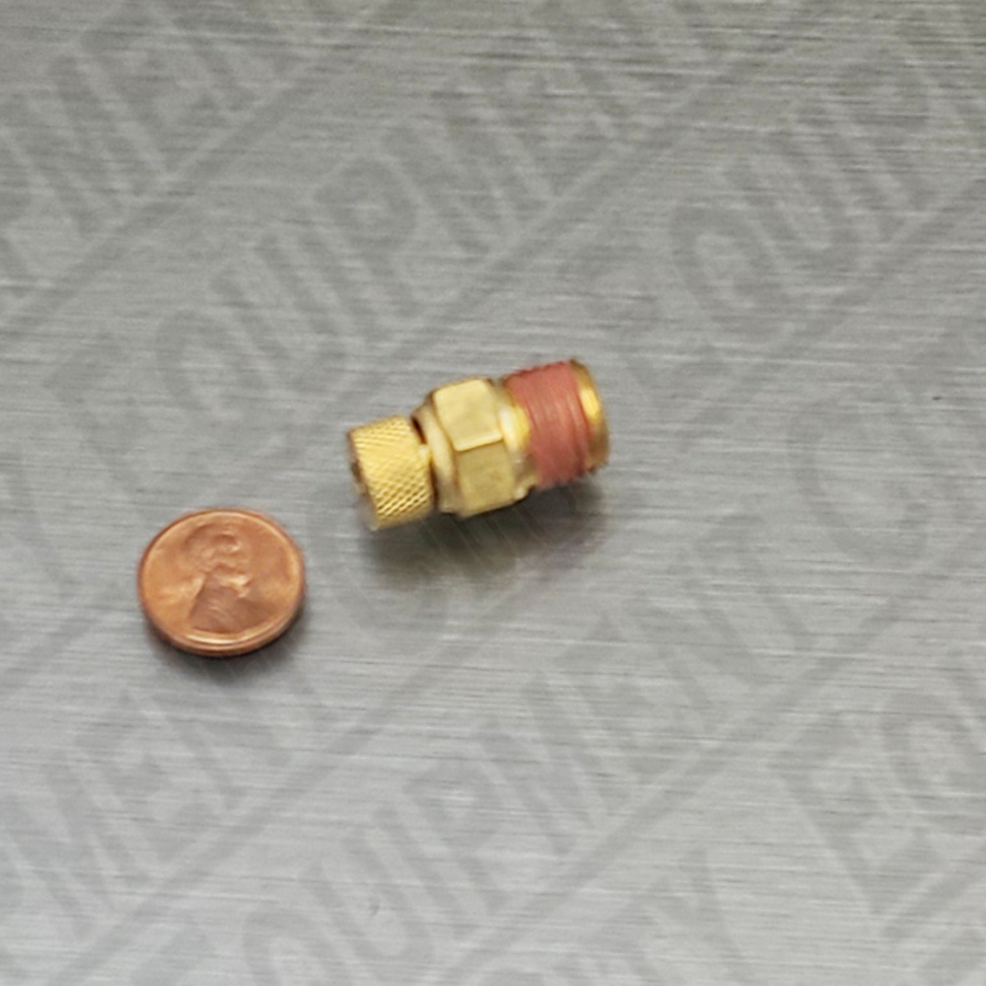 Rolair 132B Brass Thumbscrew Drain Valve 1/4 inch